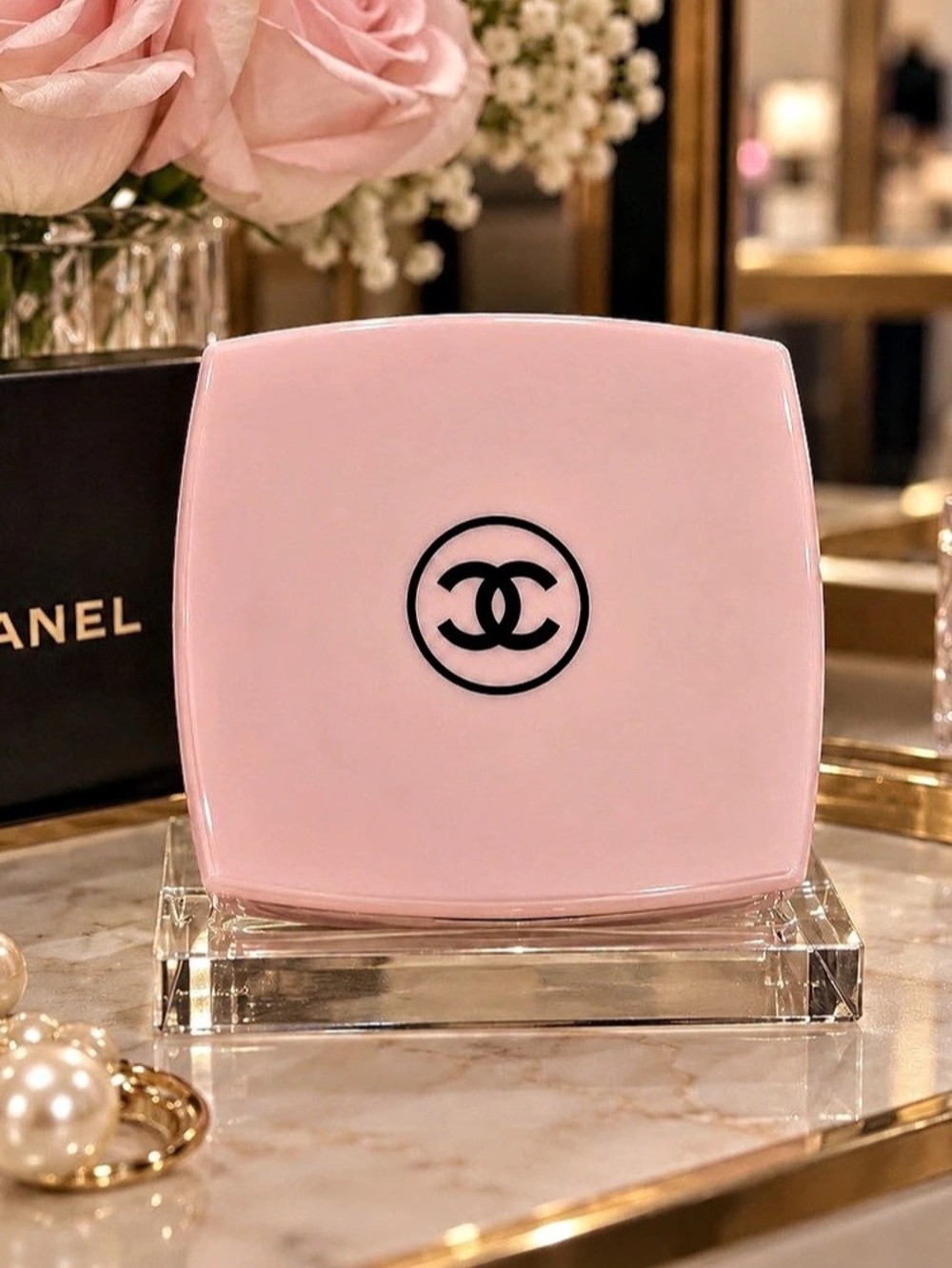 Chanel Double Facettes Mirror Duo Double Mirror Duo in Pink NWT